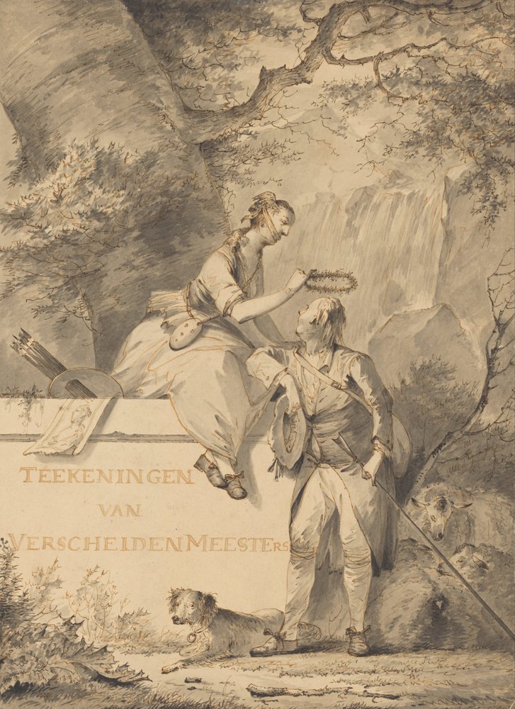 Návrh titulní stránky od Gerard van Nijmegen