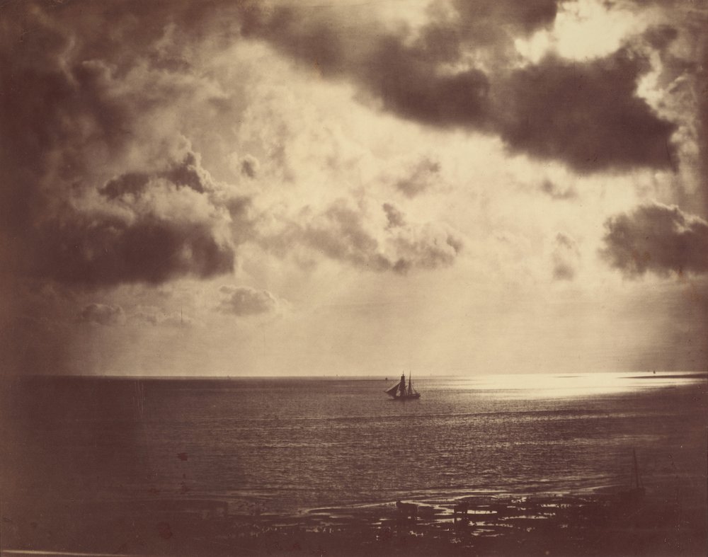 Brigáda na vodě, 1856 (foto) od Gustave Le Gray
