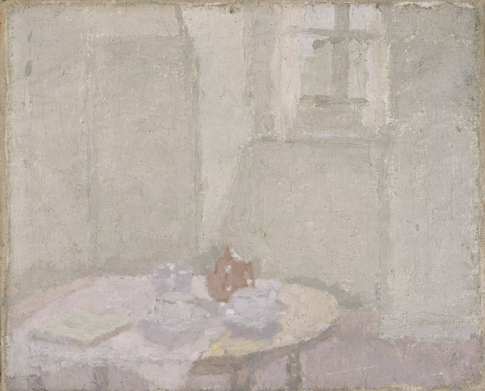 Malý interiér, asi 1926 (olej na plátně) od Gwen John