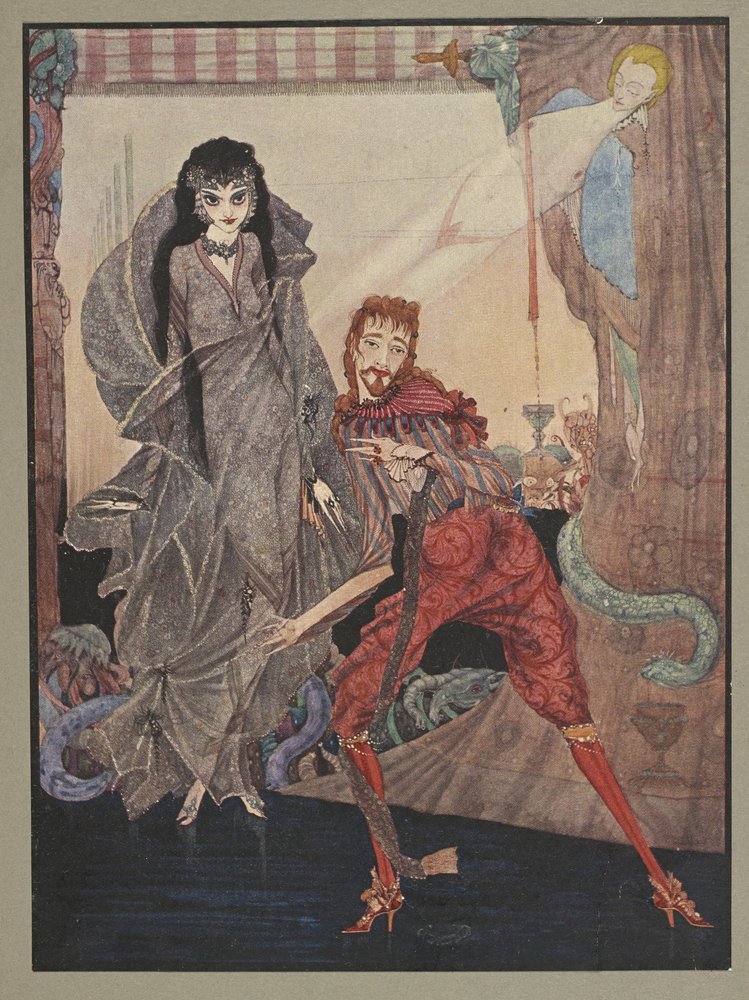 Lady Ligeia od Harry Clarke