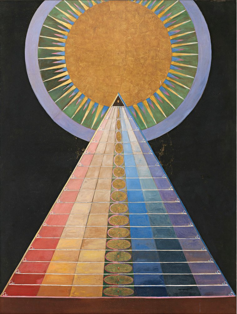 Skupina X, č. 1, oltářní obraz, 1915 od Hilma af Klint