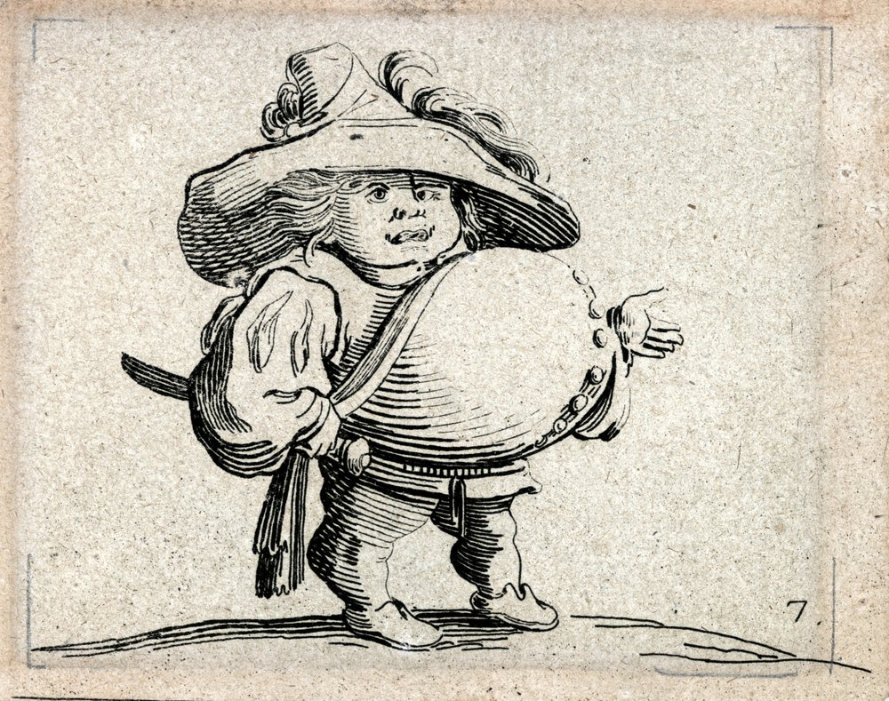 Varie Figure Gobbi ... (rytina) od Jacques Callot