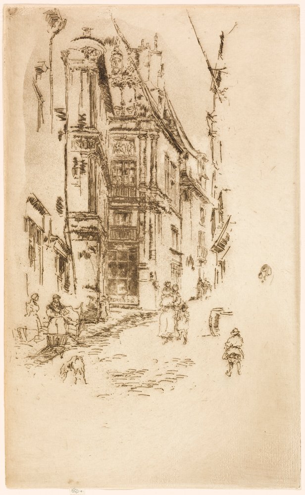Kancléřství, Loches od James McNeill Whistler