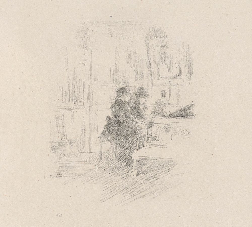 Duet, č. 2 od James McNeill Whistler