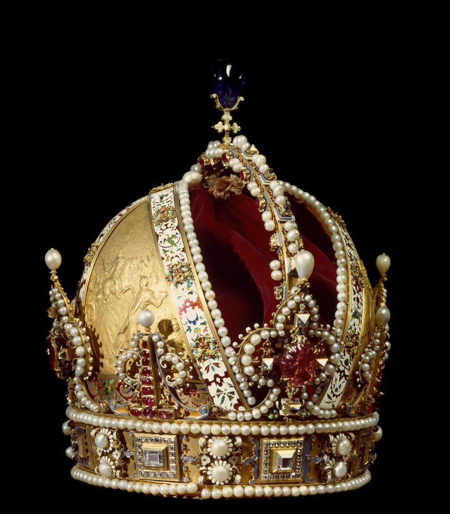 Koruna Svaté říše Rudolf II. Habsburský (1552-1612). Připsáno zlatokopovi Janu Vermeyenovi (1559-1606) 1602 Vídeňské muzeum dějin umění od Jan Cornelisz Vermeyen