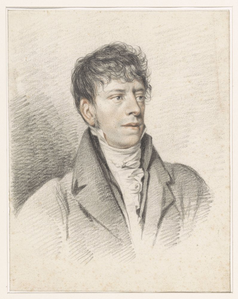Portrét Jana Hulswita od Jean Augustin Daiwaille