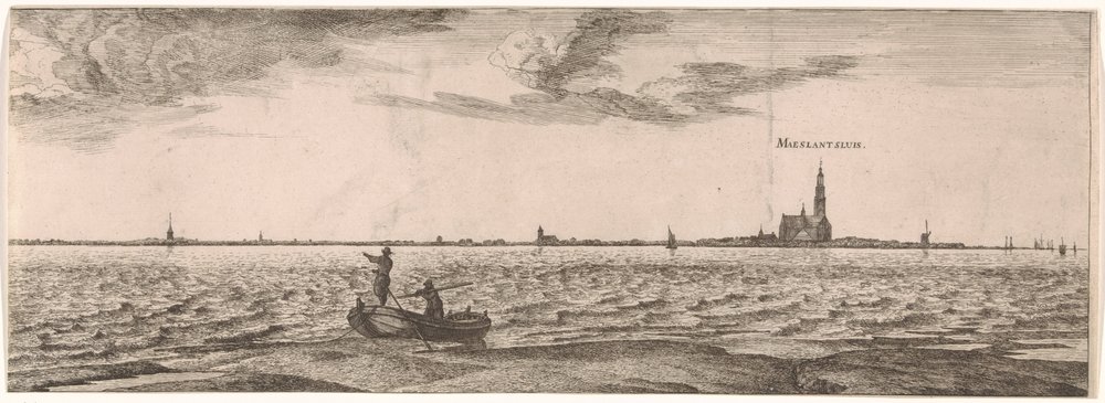 Pohled na Maassluis Pohlednice (název série) od Joost van Geel