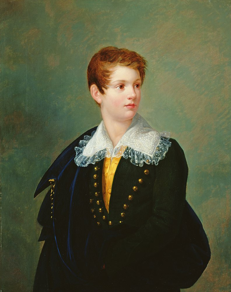 Portrét Frederika-Napoleona Baciocchiho (1815-33) kolem roku 1824 od Joseph Franque