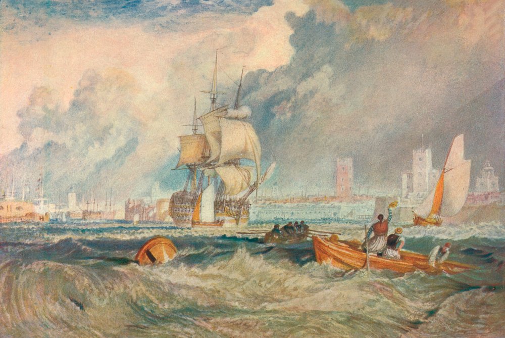Portsmouth, c1824-5, 1905 od Joseph Mallord William Turner
