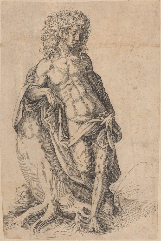 Apollo, asi 1580 (pero a tuš) od Jost Amman