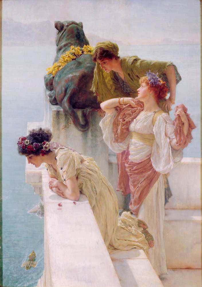 A Coign of Vantage, 1895 | Lawrence Alma Tadema