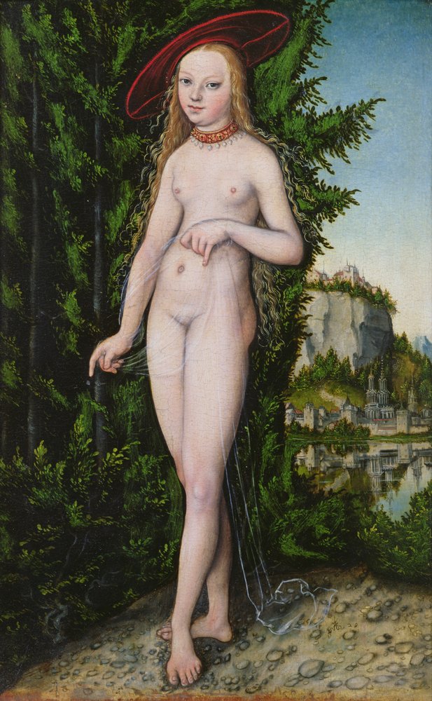Venuše v krajině, 1529 od Lucas Cranach the Elder