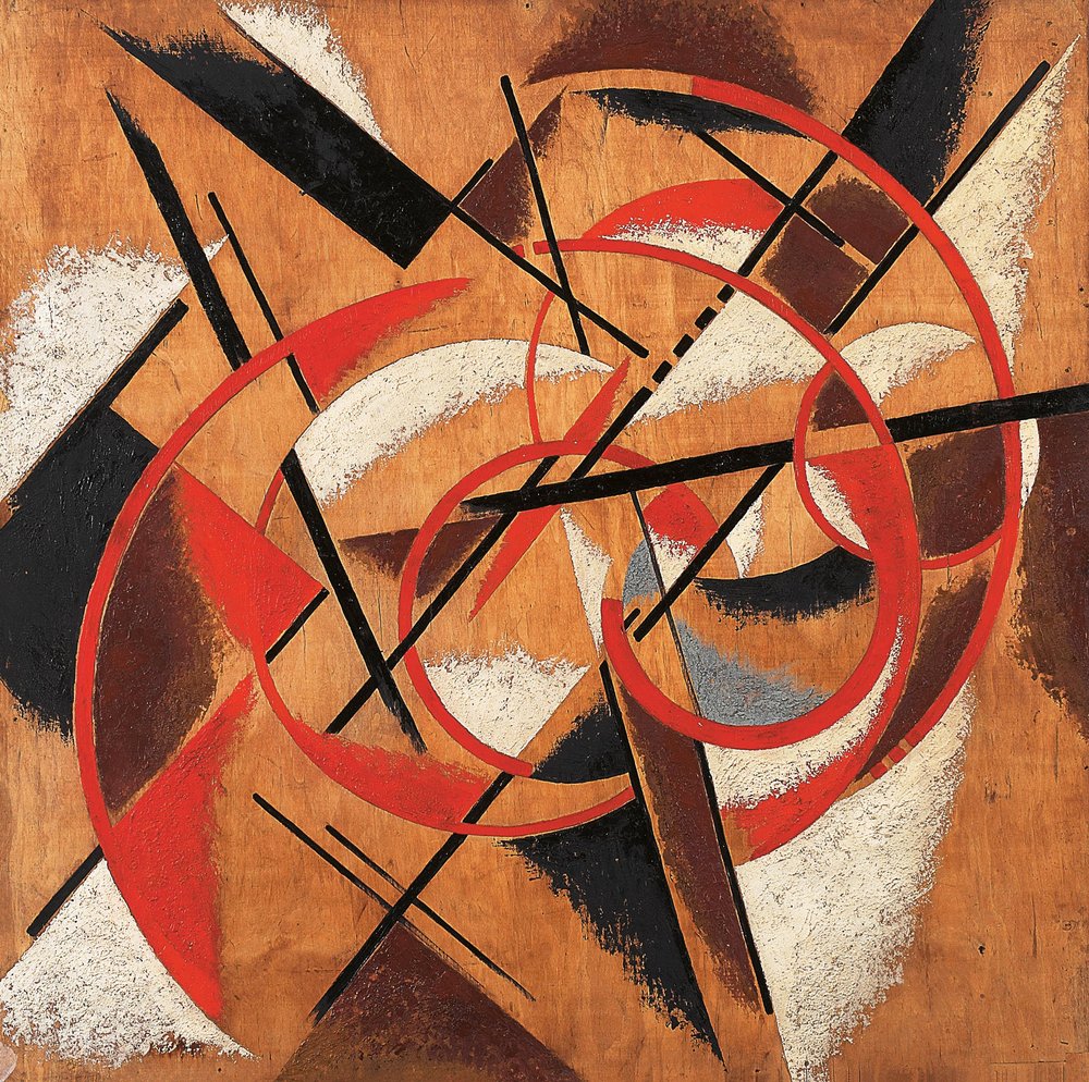 Konstrukce vesmírných sil, 1920-1921 od Lyubov Sergeevna Popova