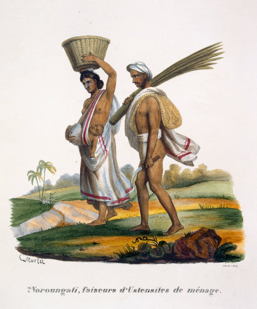Výrobci domácího náčiní, 1827-35 od M.E. Burnouf