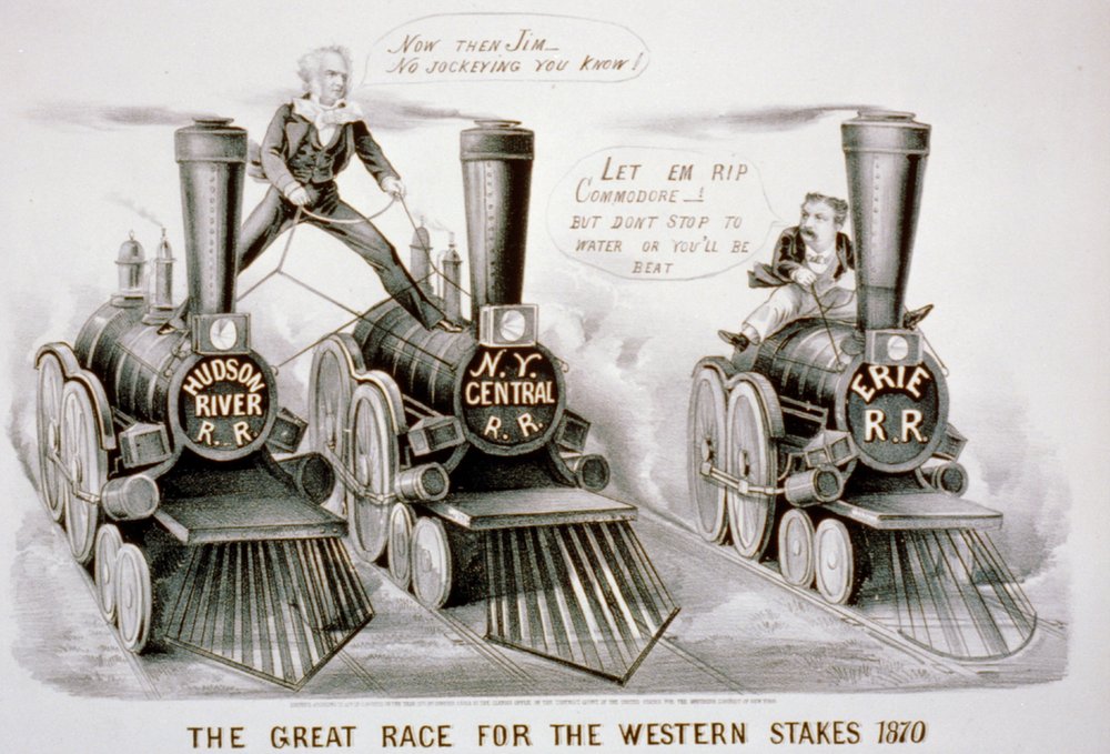 Velký závod o Western Stakes, 1870 od N. and Ives, J.M. Currier