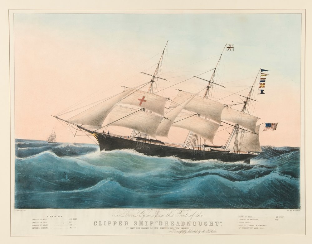 Clipper Loď od Nathaniel Currier