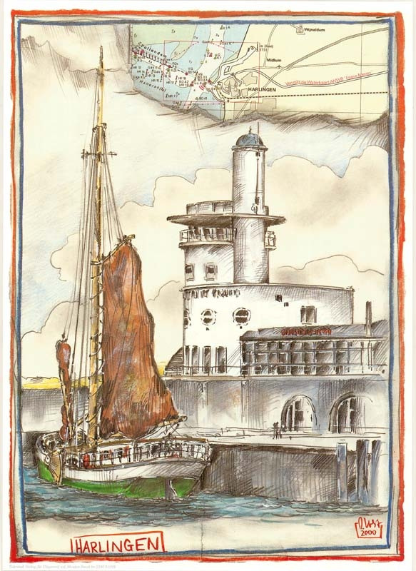 Harlingen, Nizozemsko od Ole West