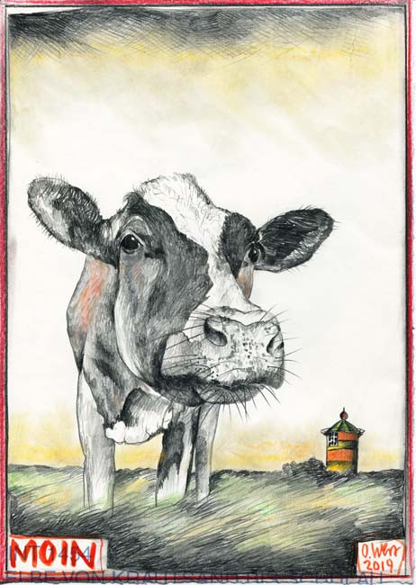 Ahoj / Kráva / Maják Pilsum od Ole West