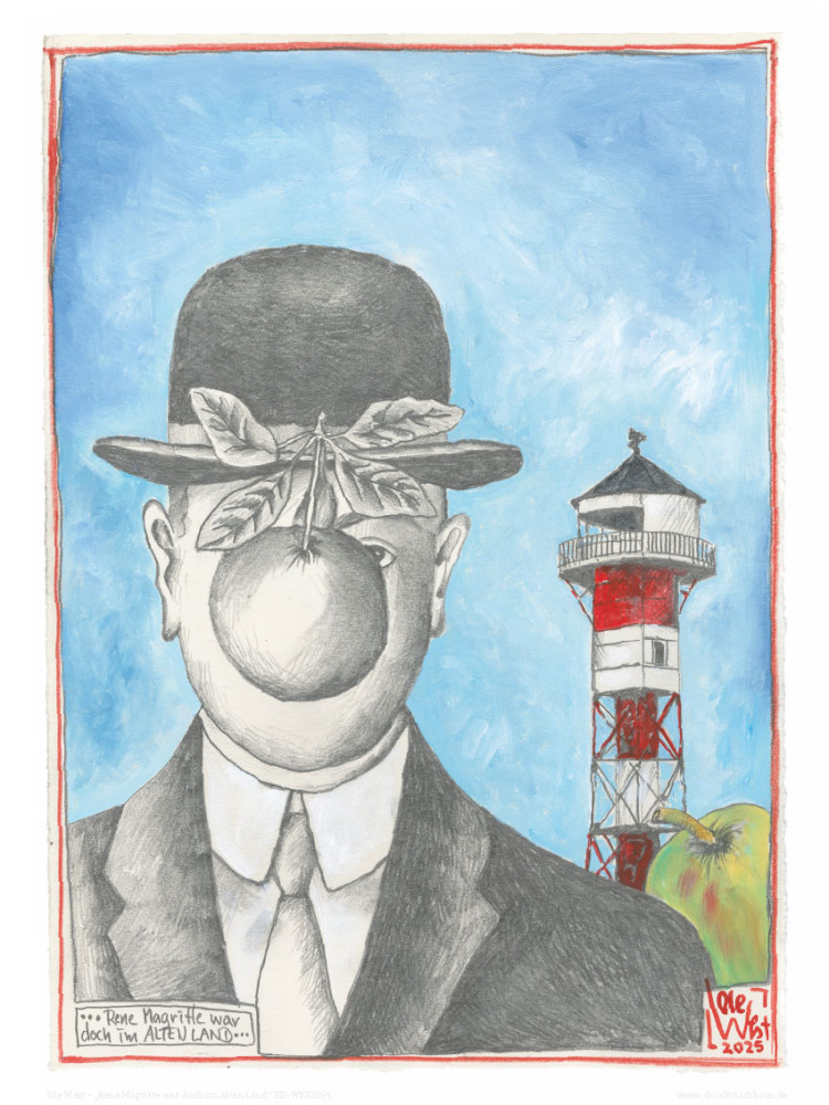 René Magritte byl přece jen v Altes Land od Ole West
