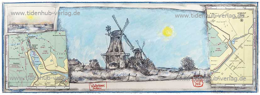 Zimní slunce Greetsiel od Ole West