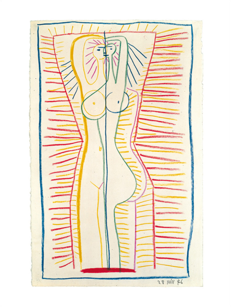 Stojící ženský akt II, 1946 od Pablo Picasso