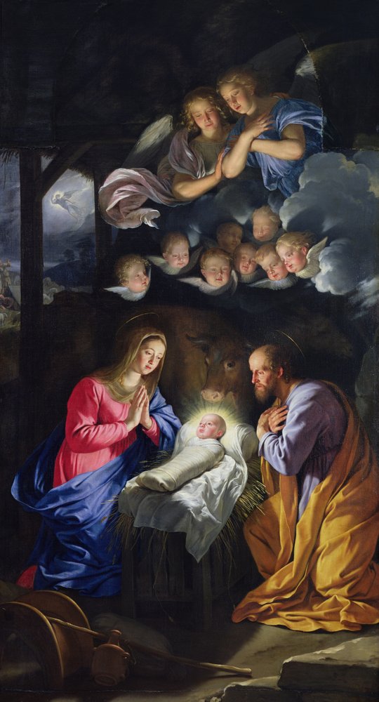 Narození Krista od Philippe de Champaigne