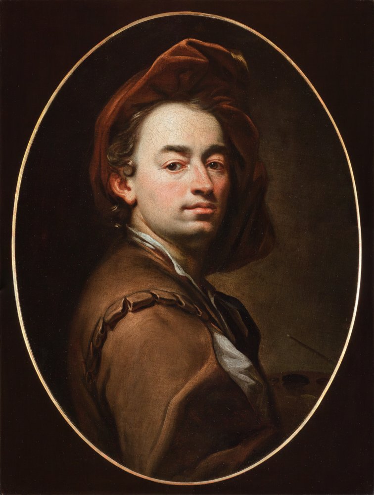 Autoportrét, tzv. Lobkowicz, kolem roku 1697 od Pitr Brandl