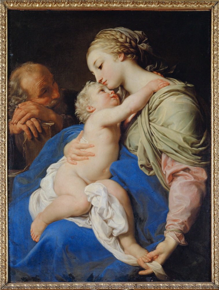 Svatá rodina (malba na plátně) od Pompeo Girolamo Batoni