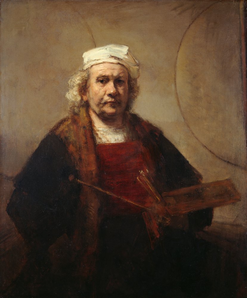 Autoportrét, cca 1665 (olej na plátně) od Rembrandt Harmensz. van Rijn