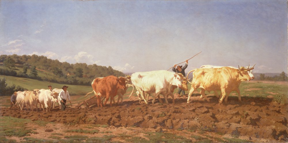 Orba v Nivernais, 1850 od Rosa Bonheur