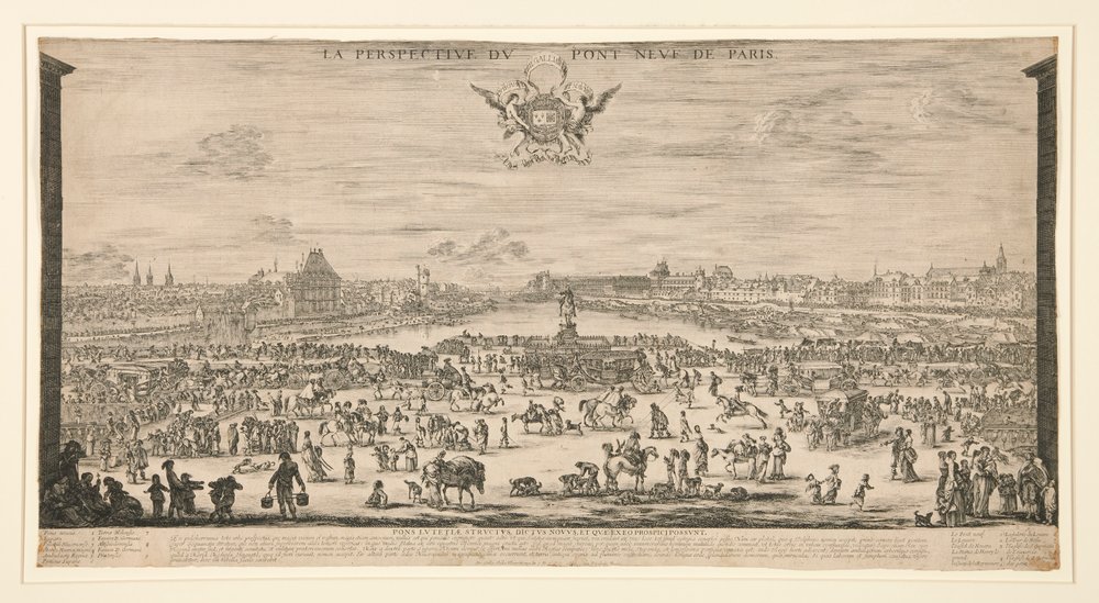 Pont Neuf, Paříž od Stefano della Bella