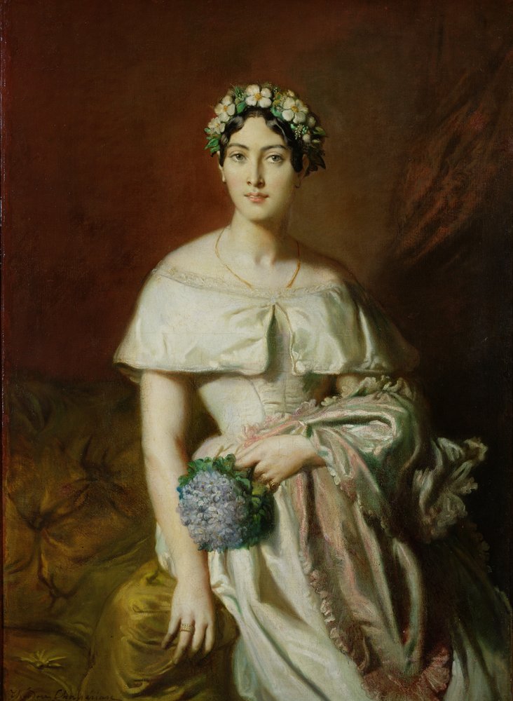 Slečna Marie-Thérèse de Cabarrus, 1848 od Théodore Chassériau