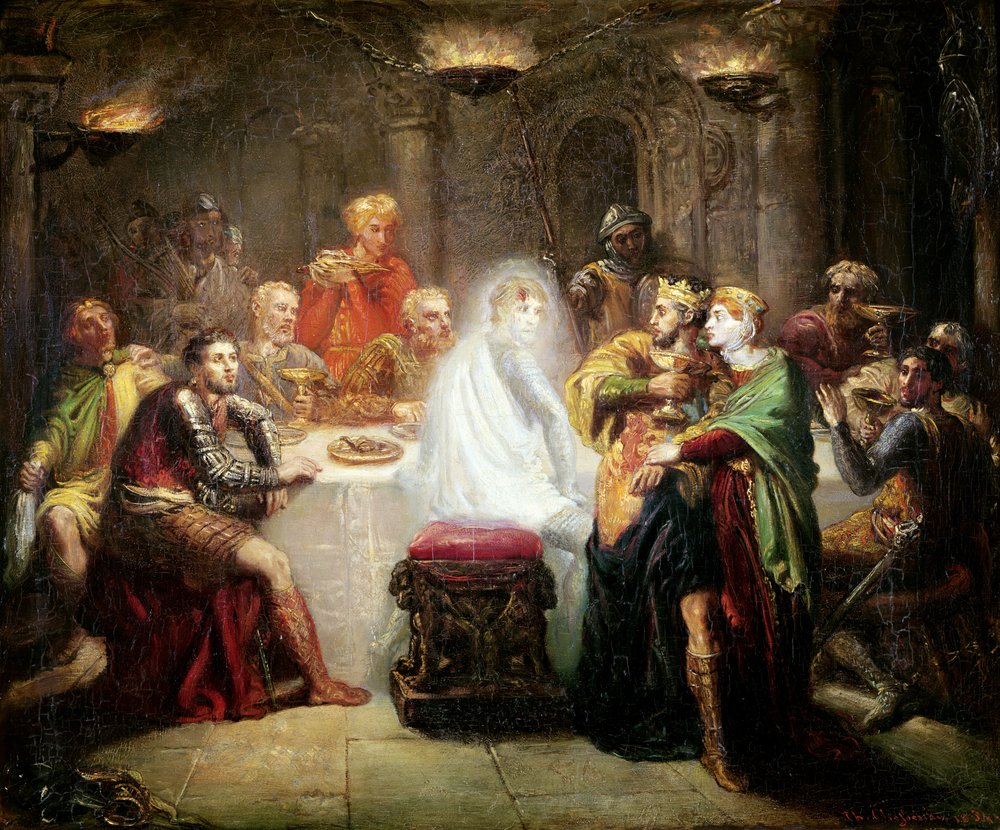 Banquův duch od Théodore Chassériau