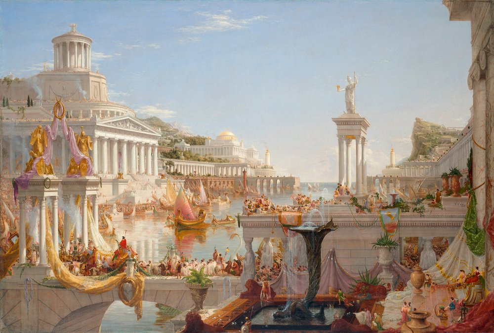 Běh říše. Završení říše, 1836 od Thomas Cole