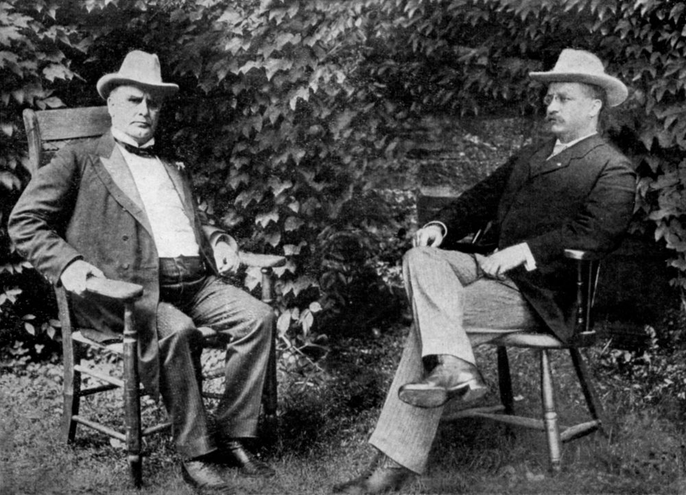 Americký prezident William McKinley a viceprezident Theodore Roosevelt, 1899 1951 od Unbekannt