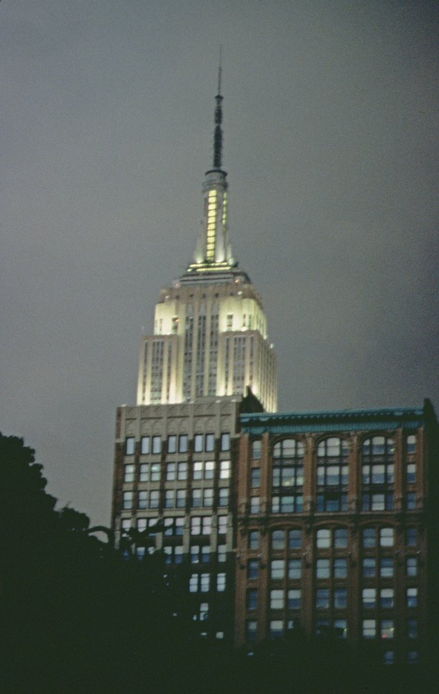 Empire State Building v noci (foto) od Unbekannt