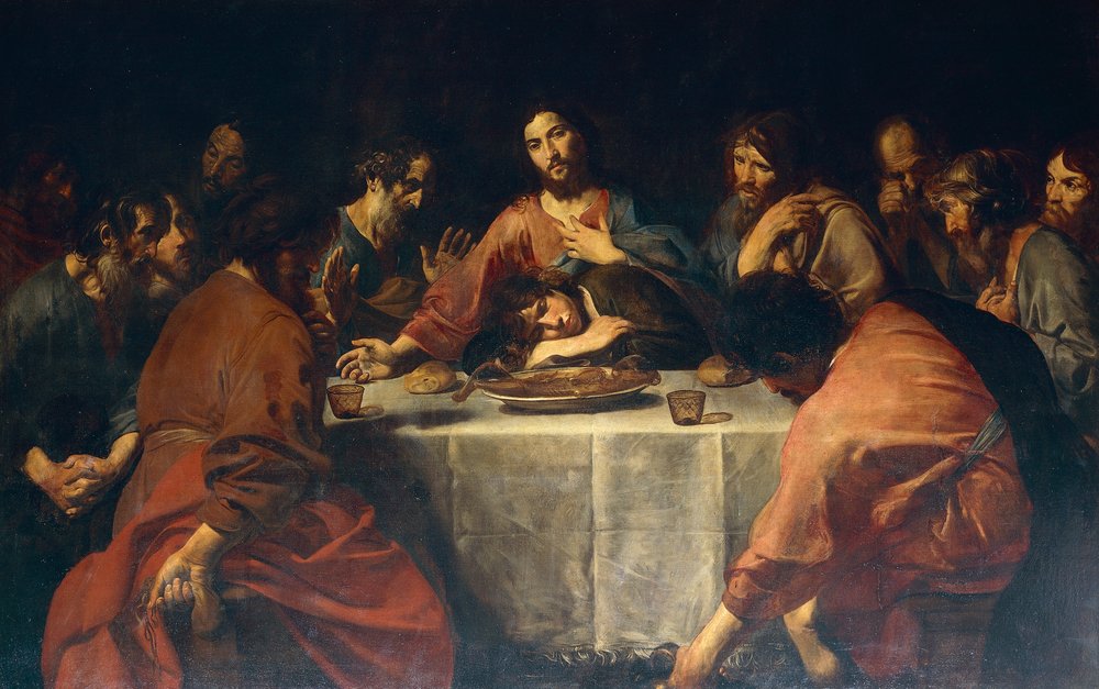 Poslední večeře od Valentin de Boulogne
