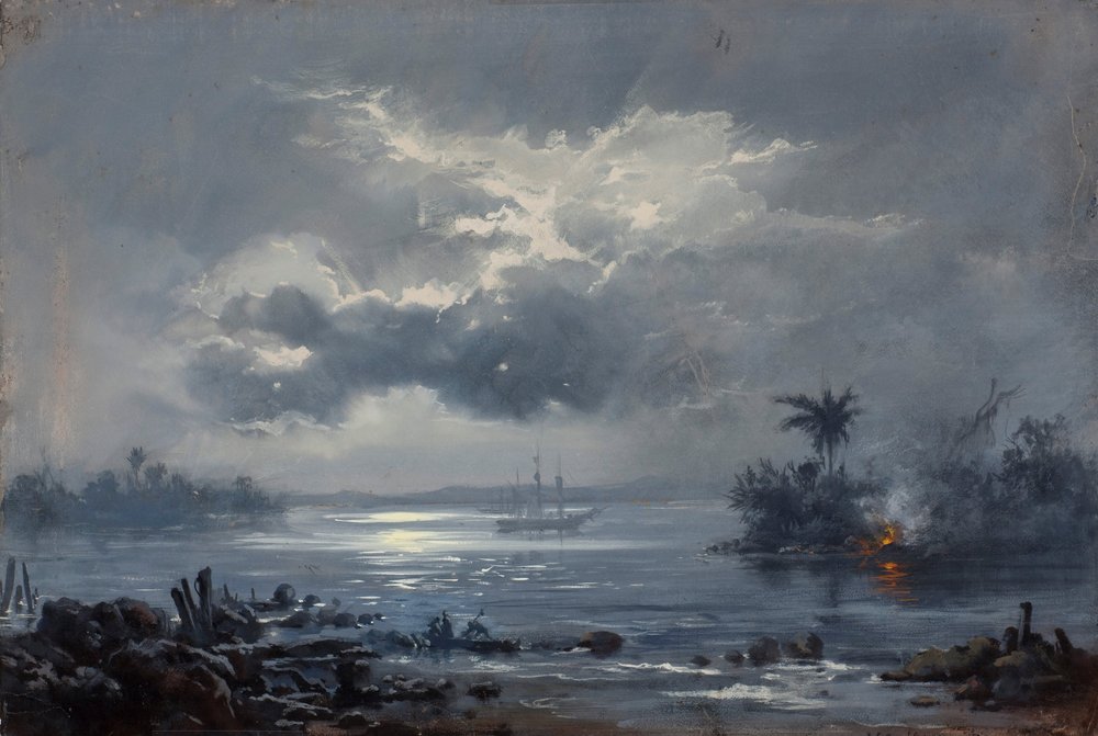 Studie k „Průjezdu Humaitá“ od Victor Meirelles