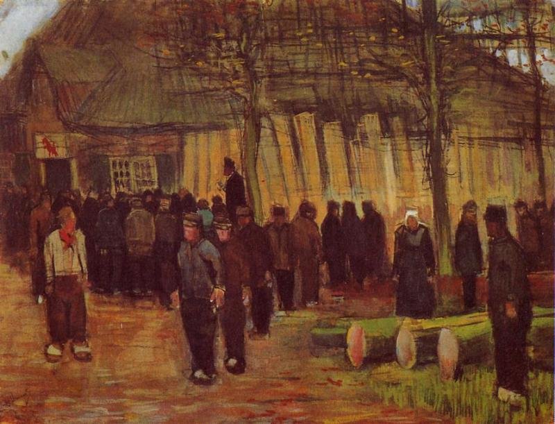 Aukce dřeva od Vincent van Gogh
