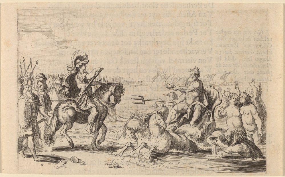 Alexandr Veliký a Neptun od Willem Basse
