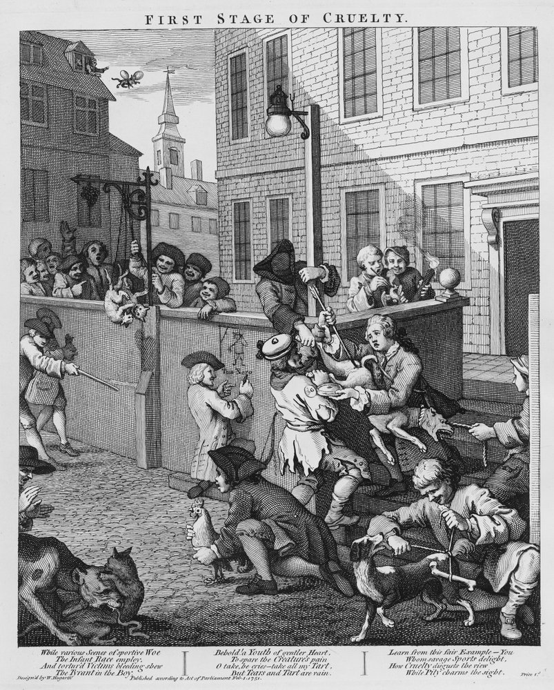 První fáze krutosti od William Hogarth