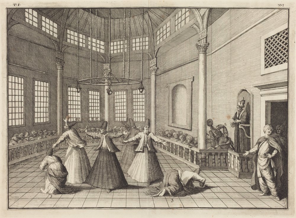 Interiér mešity od William Hogarth