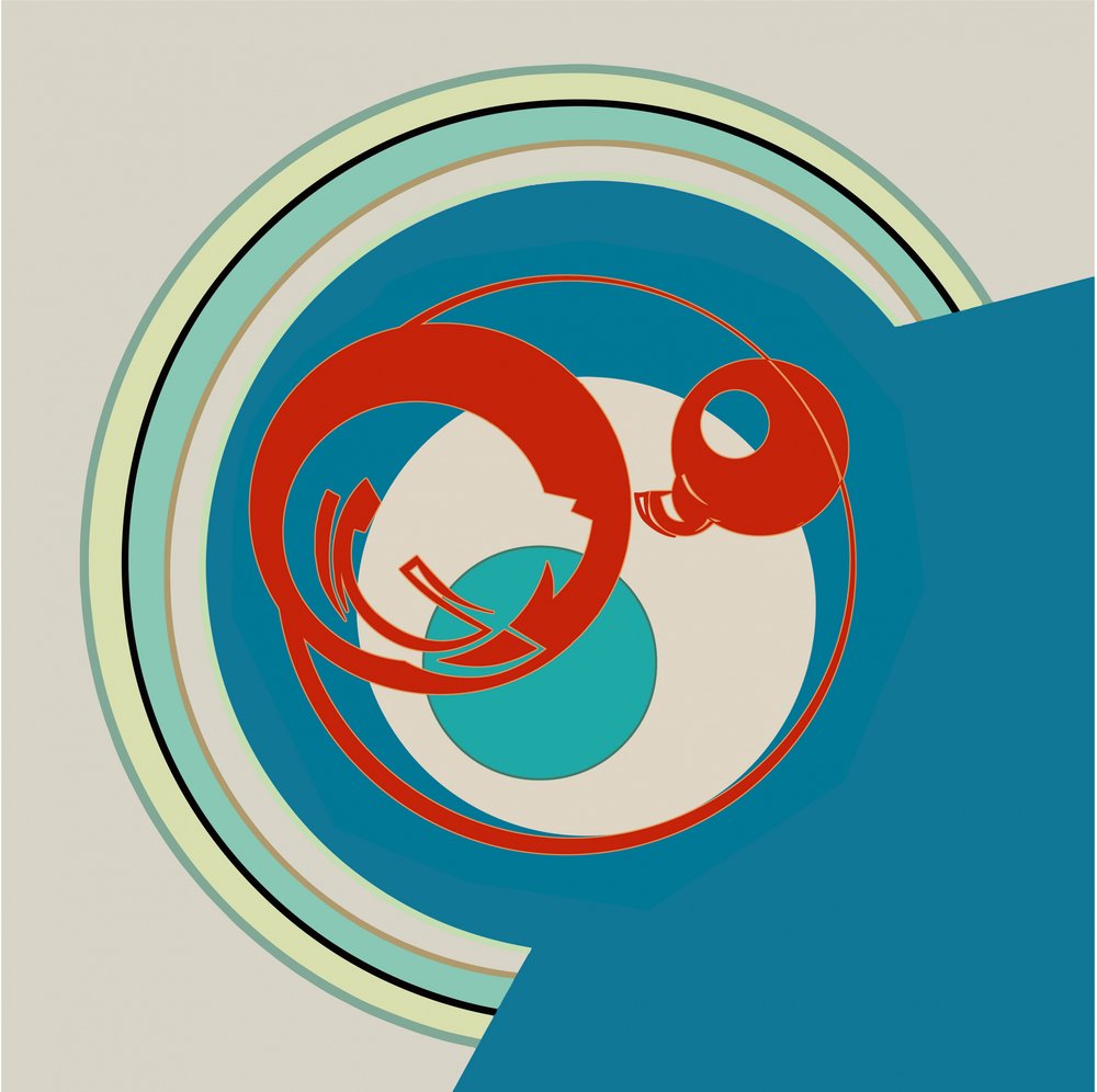 Moderní geometrické spirály od Alejandra Winkhaus