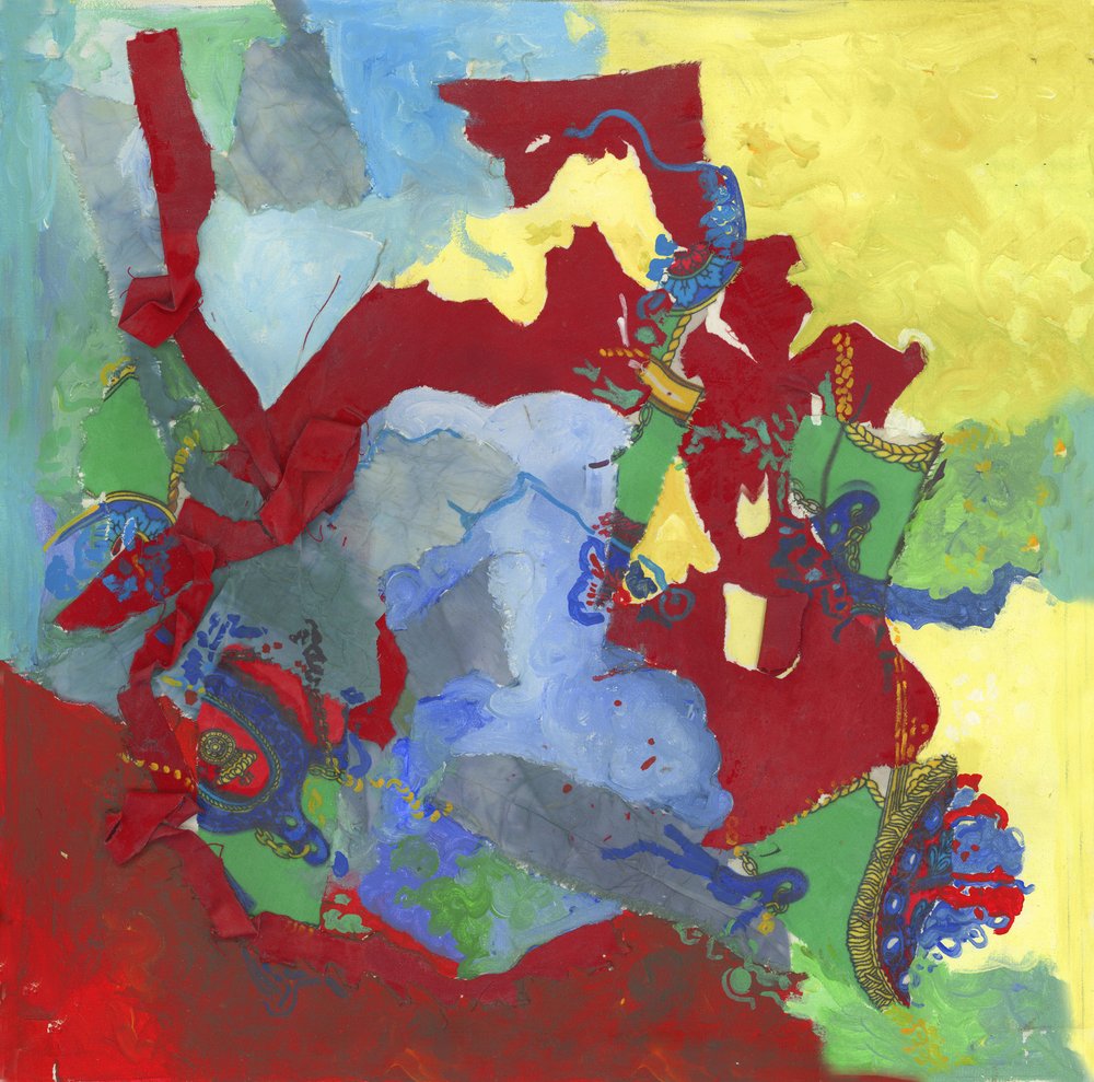 Živá abstraktní koláž od Alejandra Winkhaus