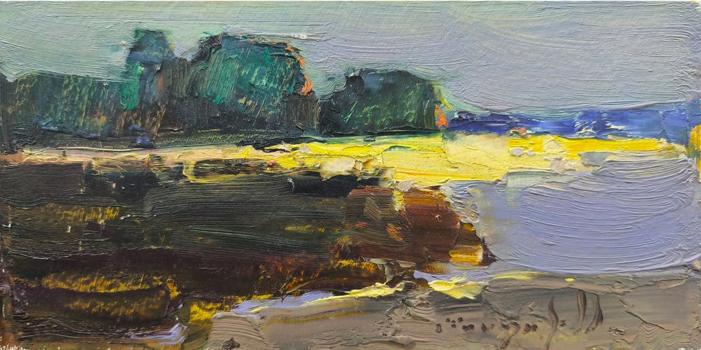 Živá abstraktní krajina od Alexander Shandor