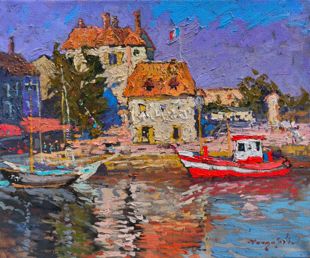 Přístav s pestrou nabídkou lodí od Alexander Shandor