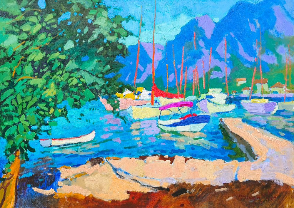 Živý středomořský přístav od Alexander Shandor