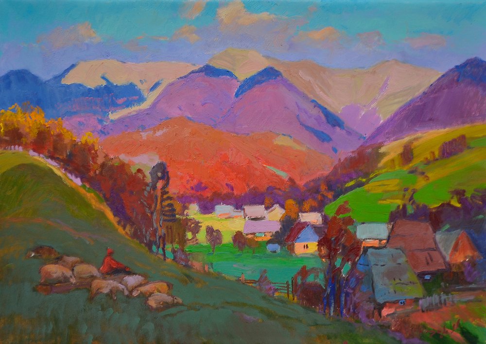 Živá horská vesnice od Alexander Shandor