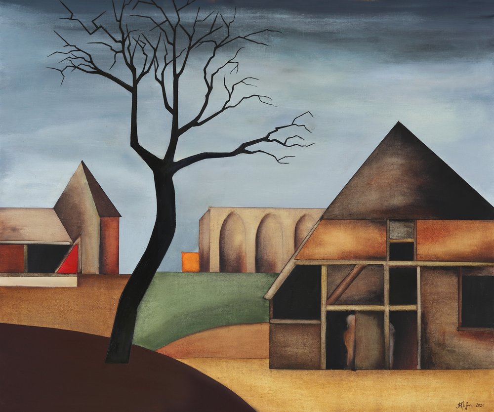 Geometrická venkovská krajina od Alexander Trifonov