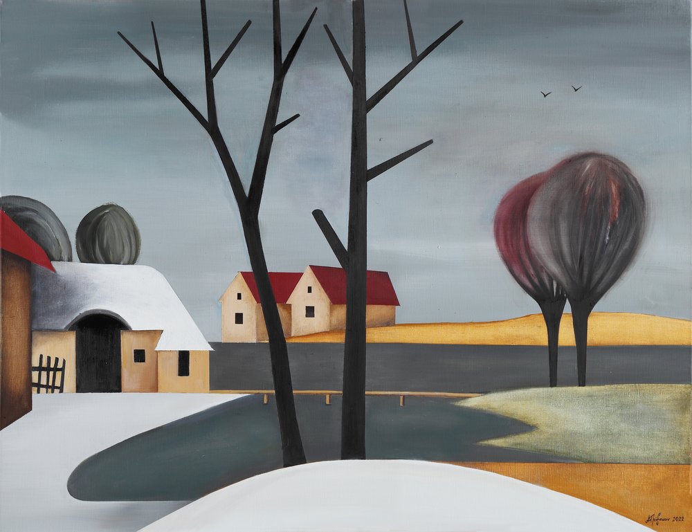 Klidná zimní krajina od Alexander Trifonov